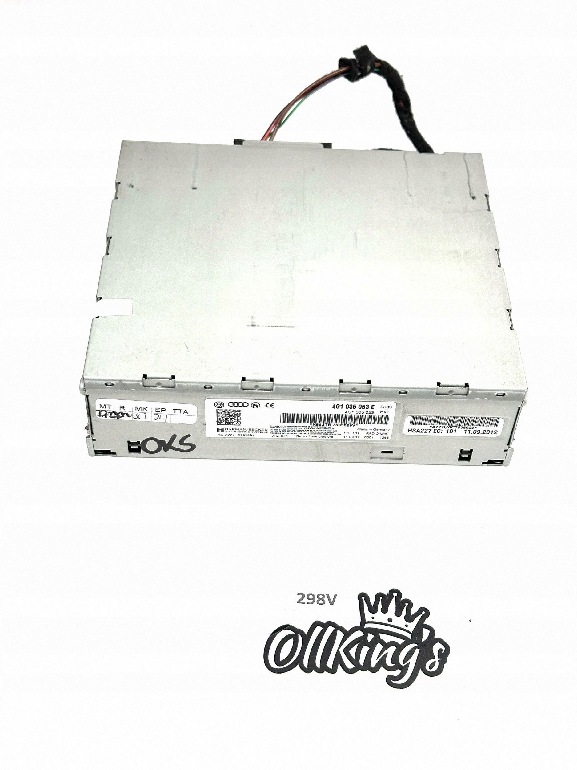 Autoradio Audi OE 4G1035053E - État d'occasion image 2