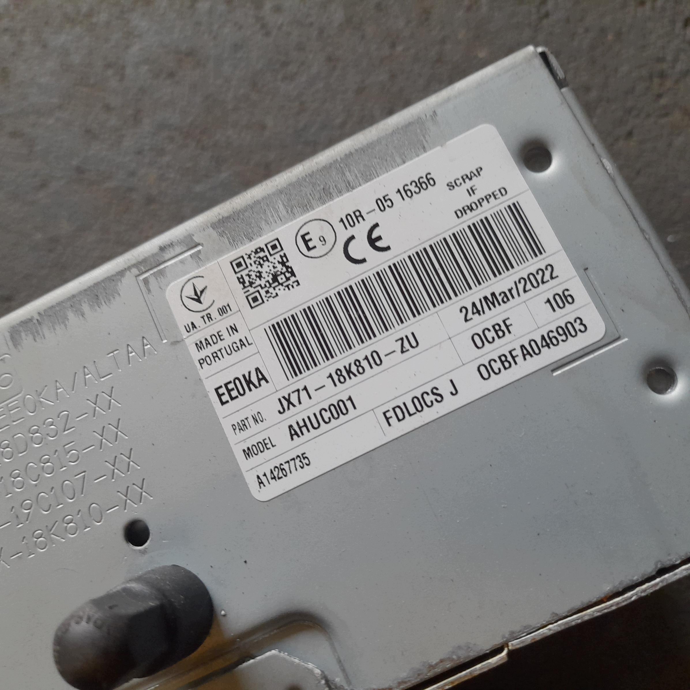 Radio Nav Leser OEM JX71-18K810-ZU für Ford Kuga MK3 image 7