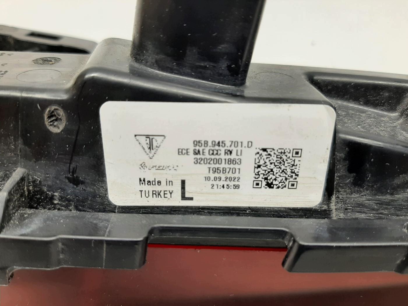 Porsche OEM 95B945701D Farol Traseiro Esquerdo de Nevoeiro image 8