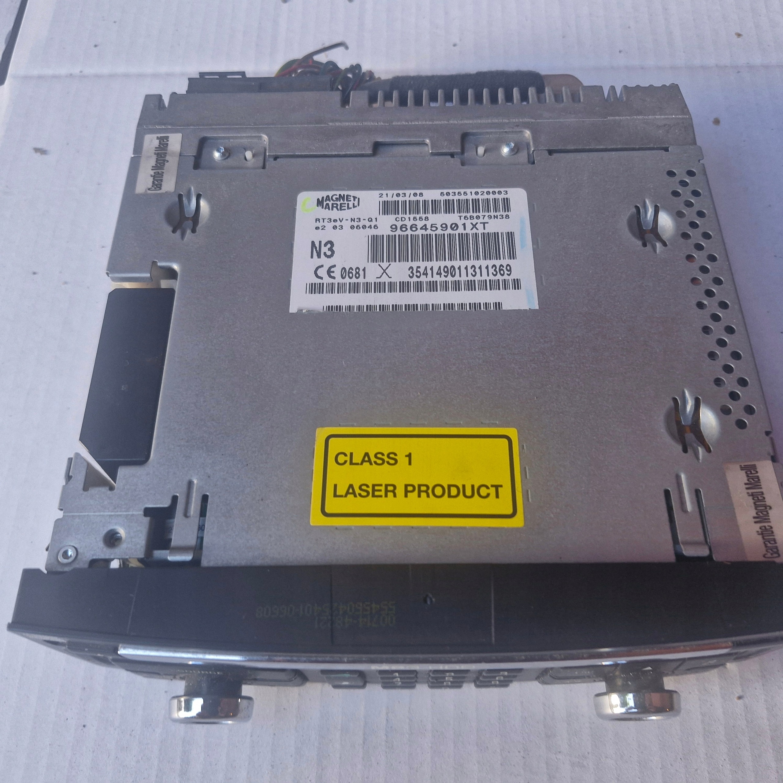 Peugeot 307 Coupé Radio CD MP3 OEM 96645901XT