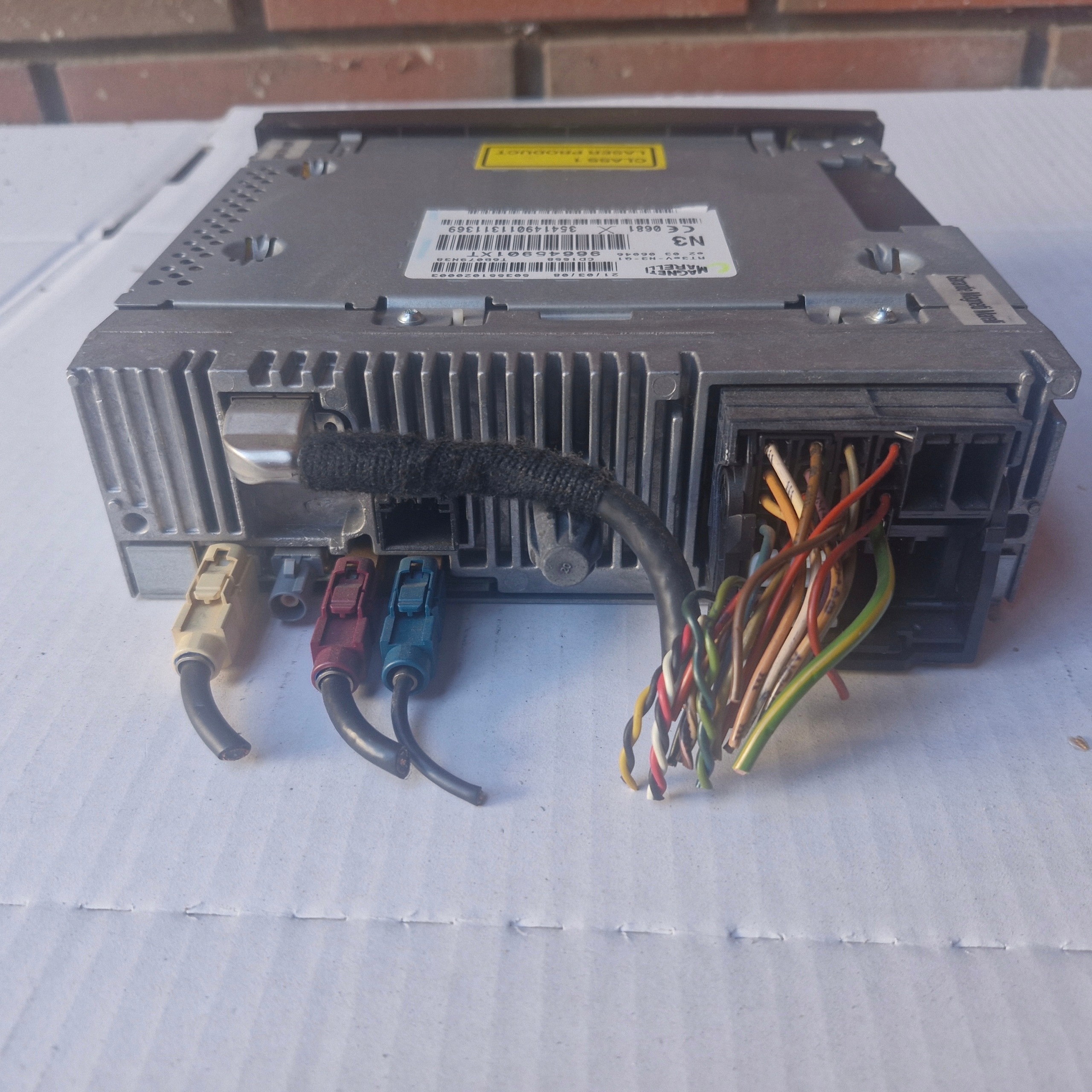 Rádio CD MP3 Peugeot 307 Coupé OEM 96645901XT image 4