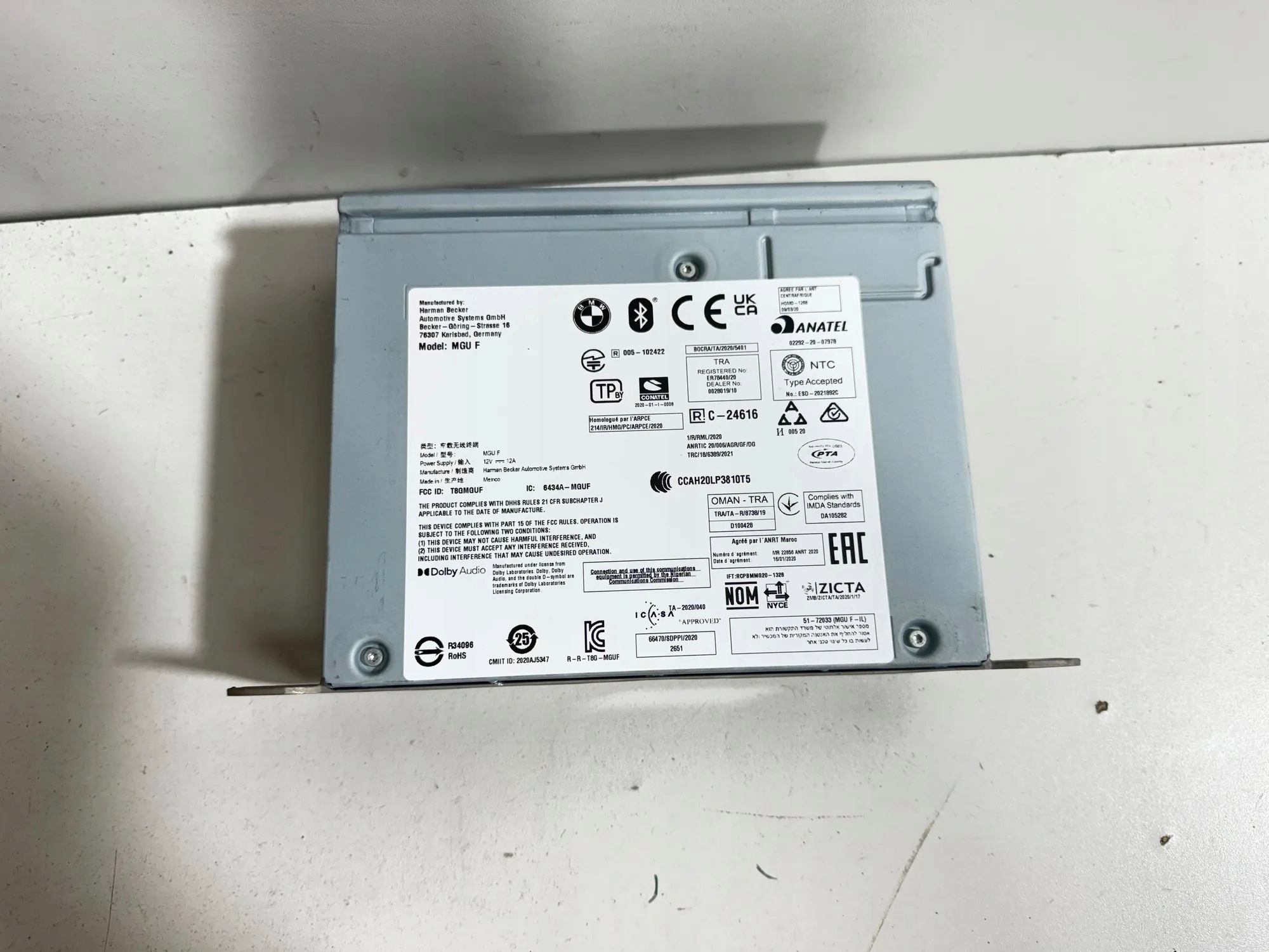 Module Navigation BMW OE 5A47354 pour Série 3 G20 image 3