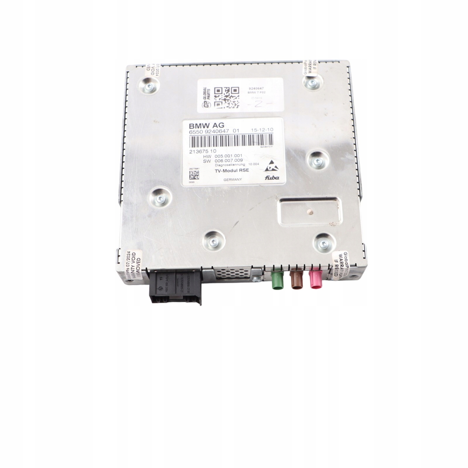 BMW F02 TV-tuner module 9240647 image 10