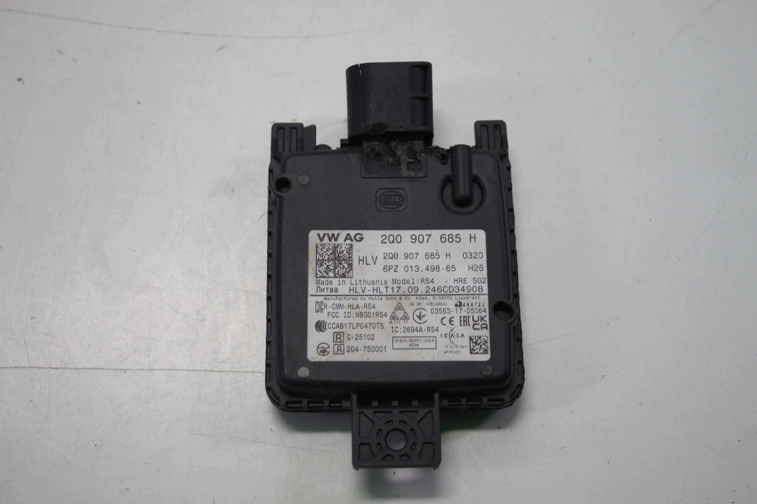 Rijstrookassistent radar OEM 2Q0907685H VW/Audi image 2