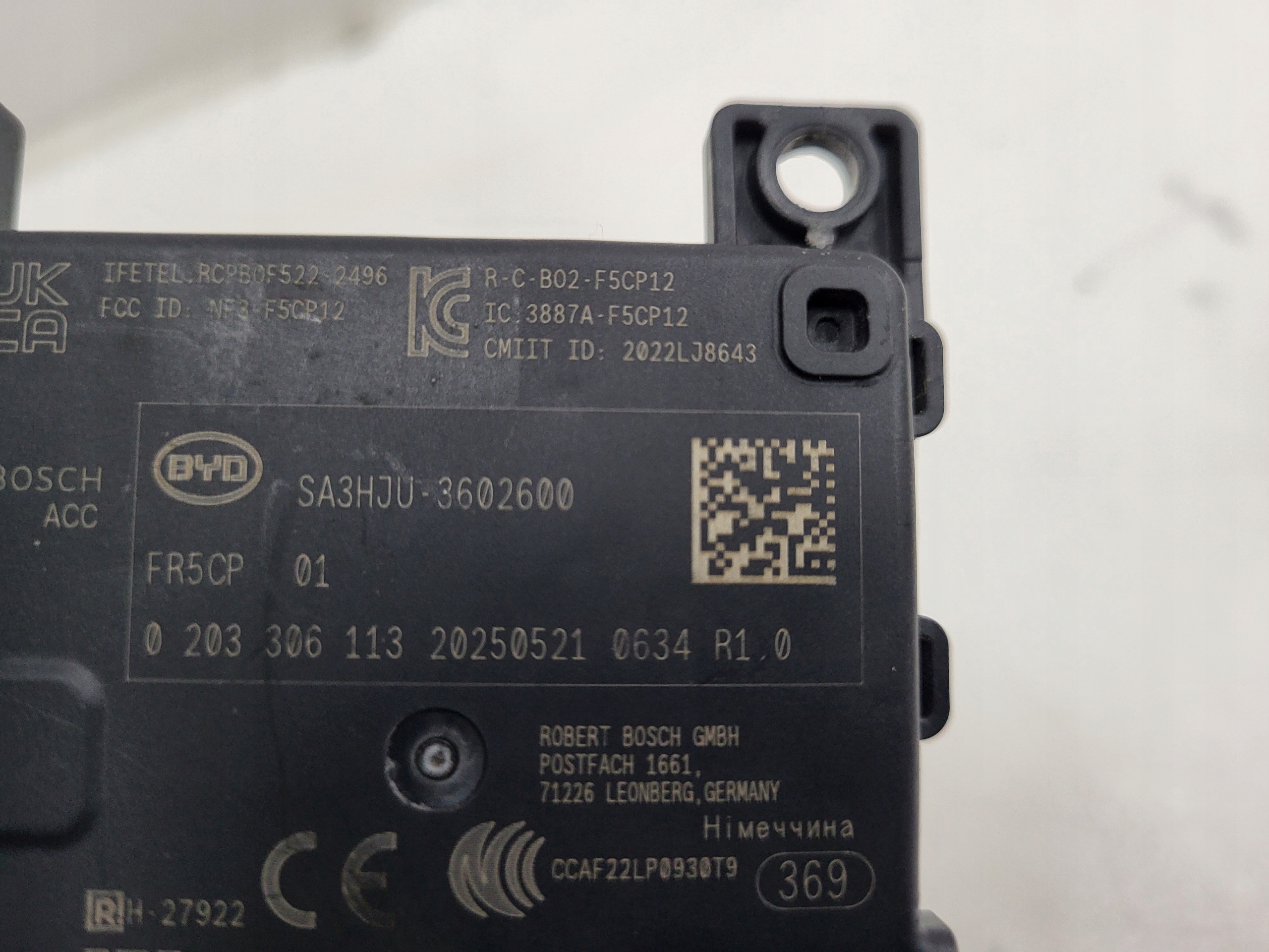 Sensor radar OEM SA3HJU-3602600 para BYD Seal U image 3