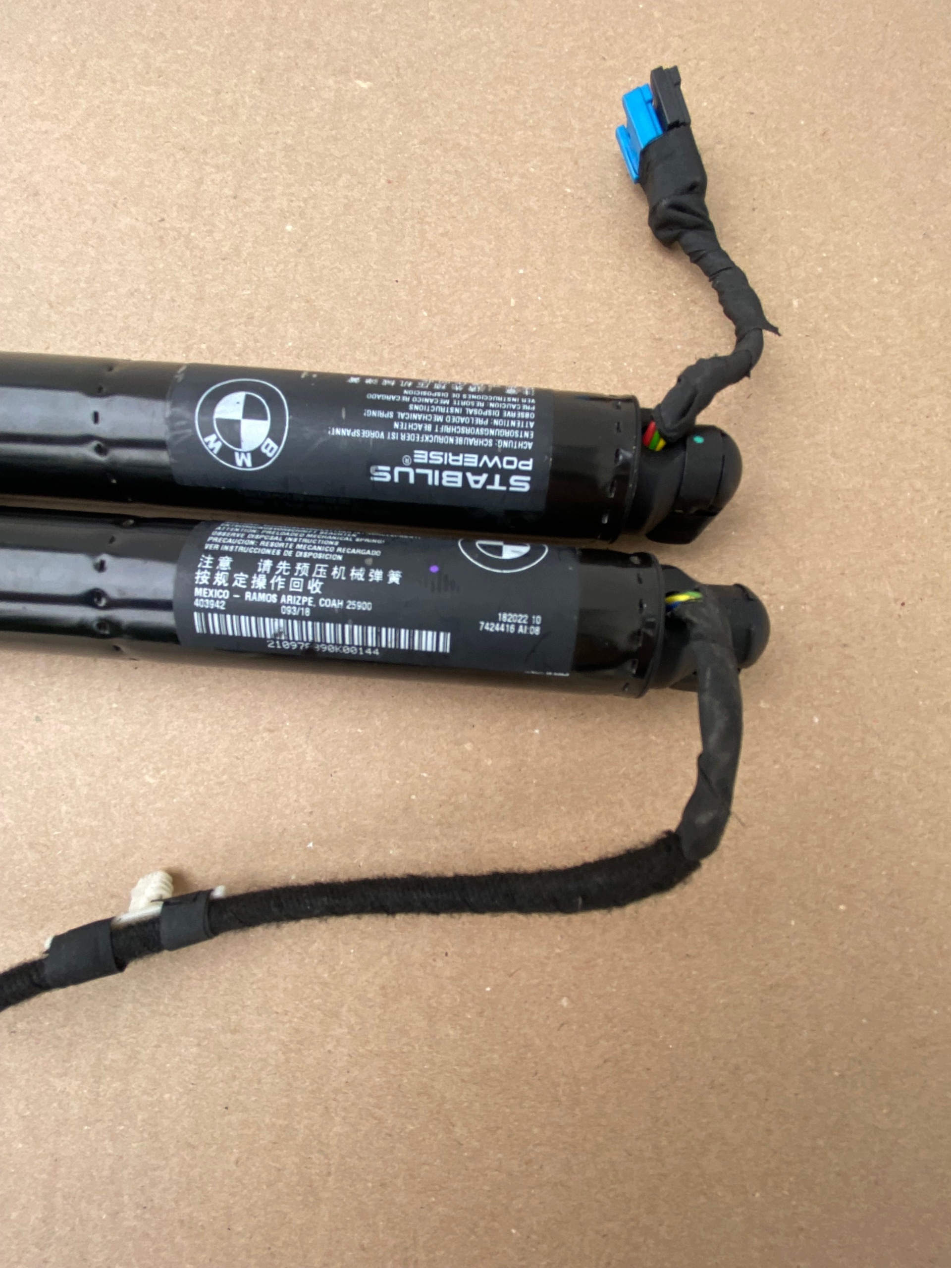 Teleskop-Heckschloss-Motor links BMW X4 F98 G02 7424415 image 6