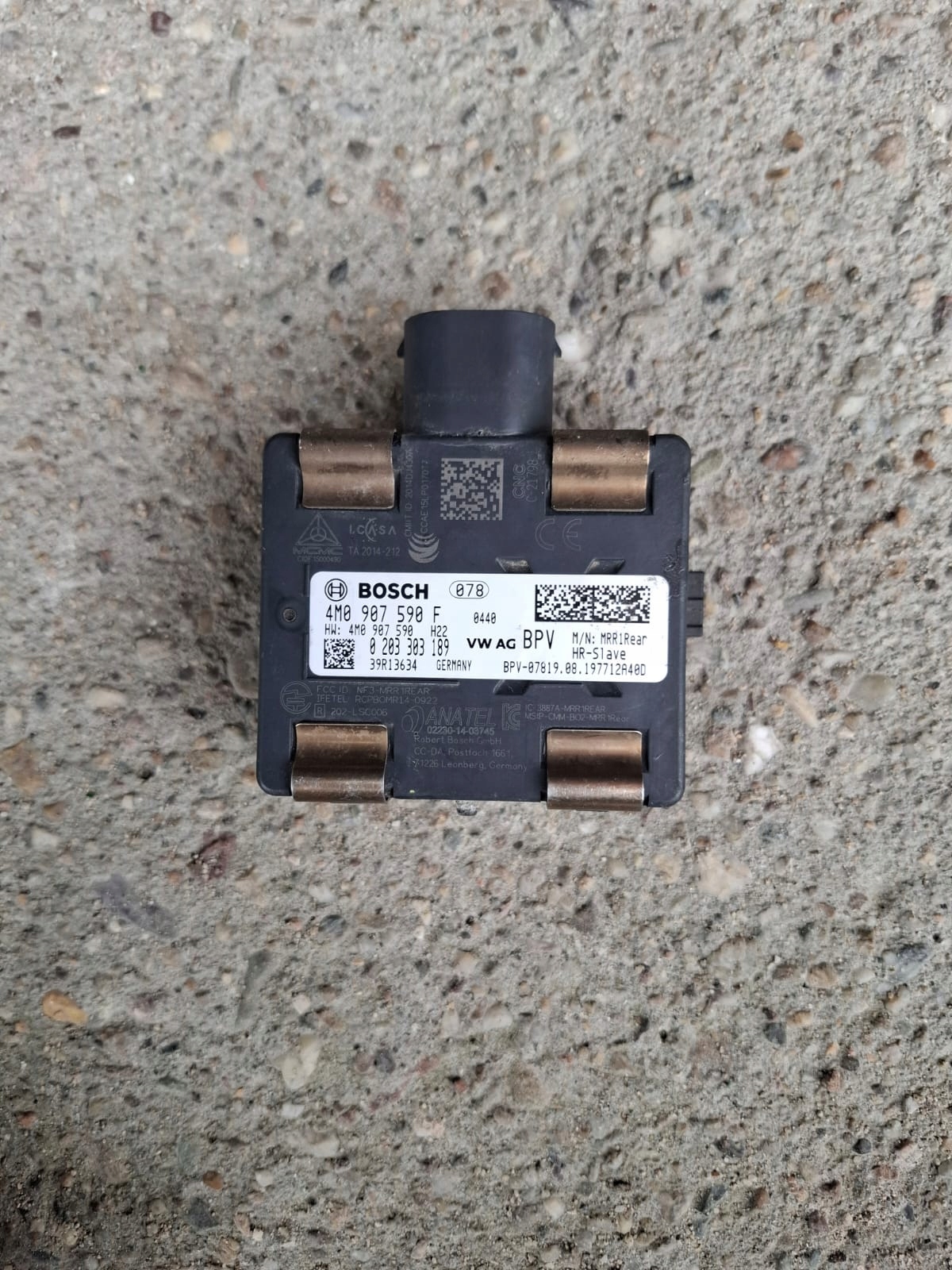 OEM 4M0907590F Spurhalteassistent Radar links hinten Audi image 3