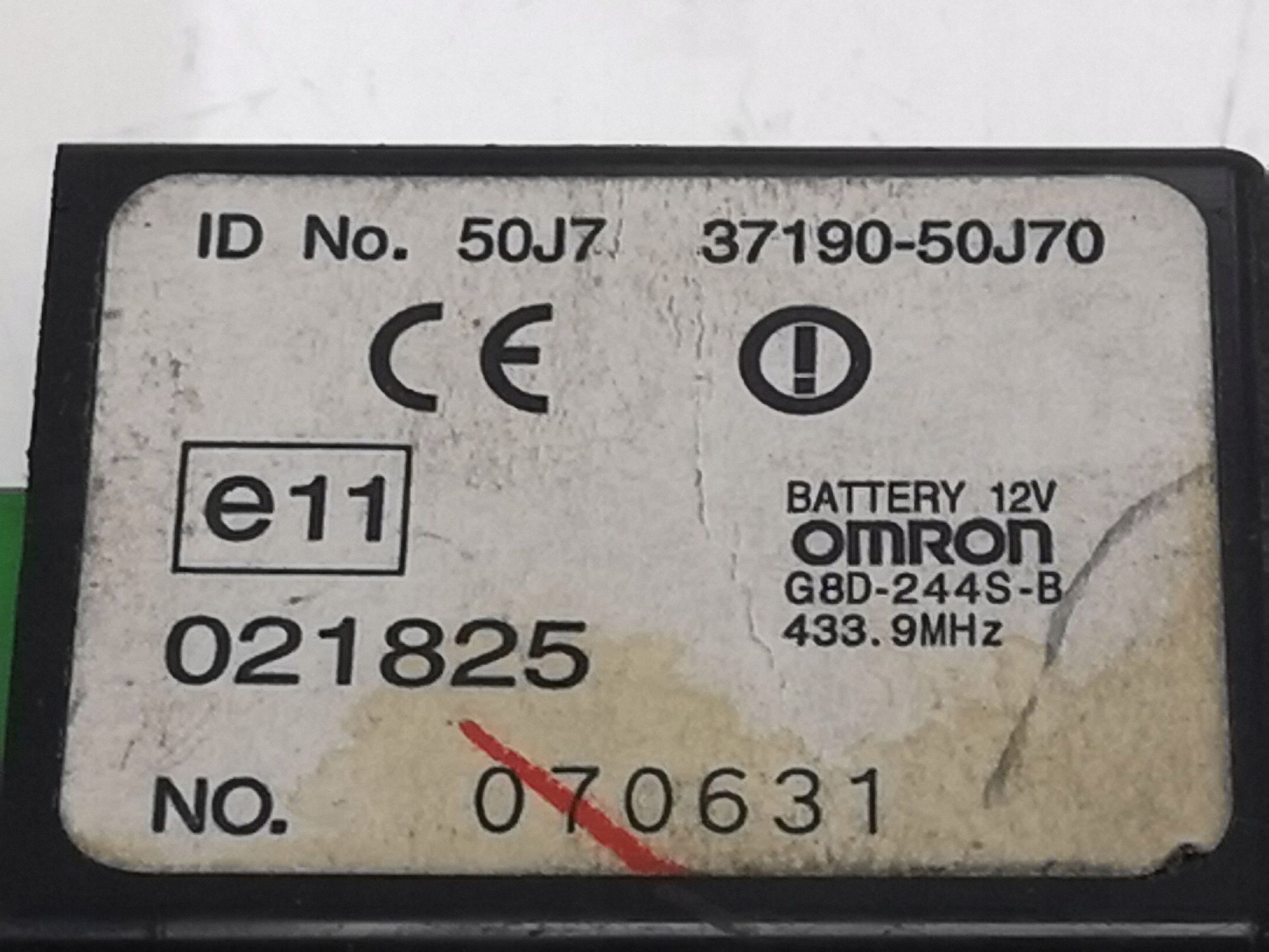 Suzuki OE Immobilisaattorimoduuli OEM 3719050J70