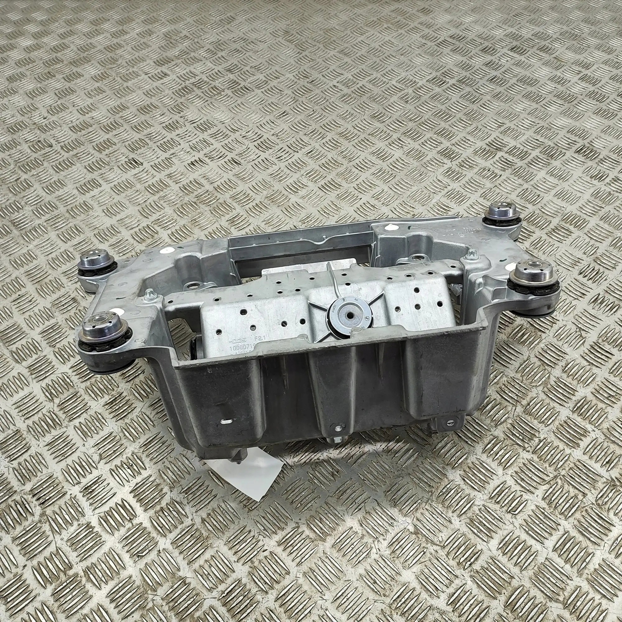 BMW AC Compressor Bracket OEM 5A075D6 - Used image 5