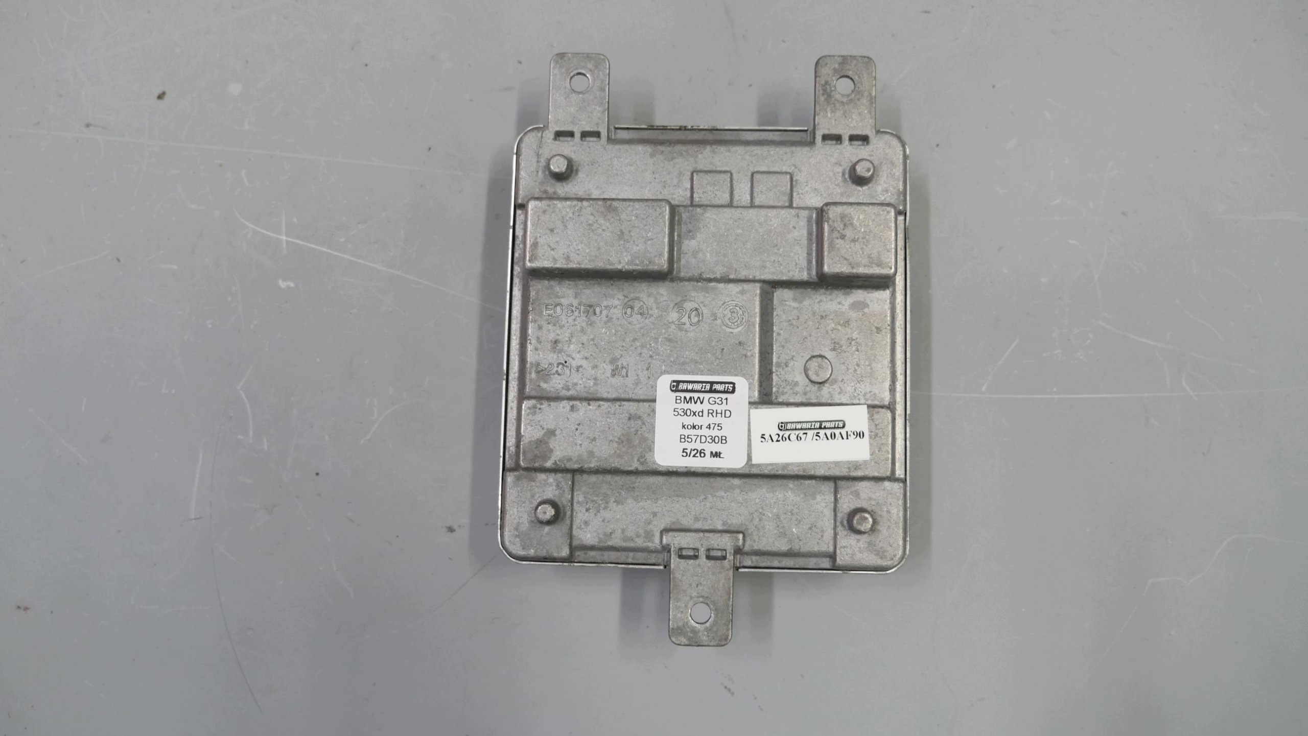 BMW Xenon-moduuli 5A26C67 5-sarja G30 image 5