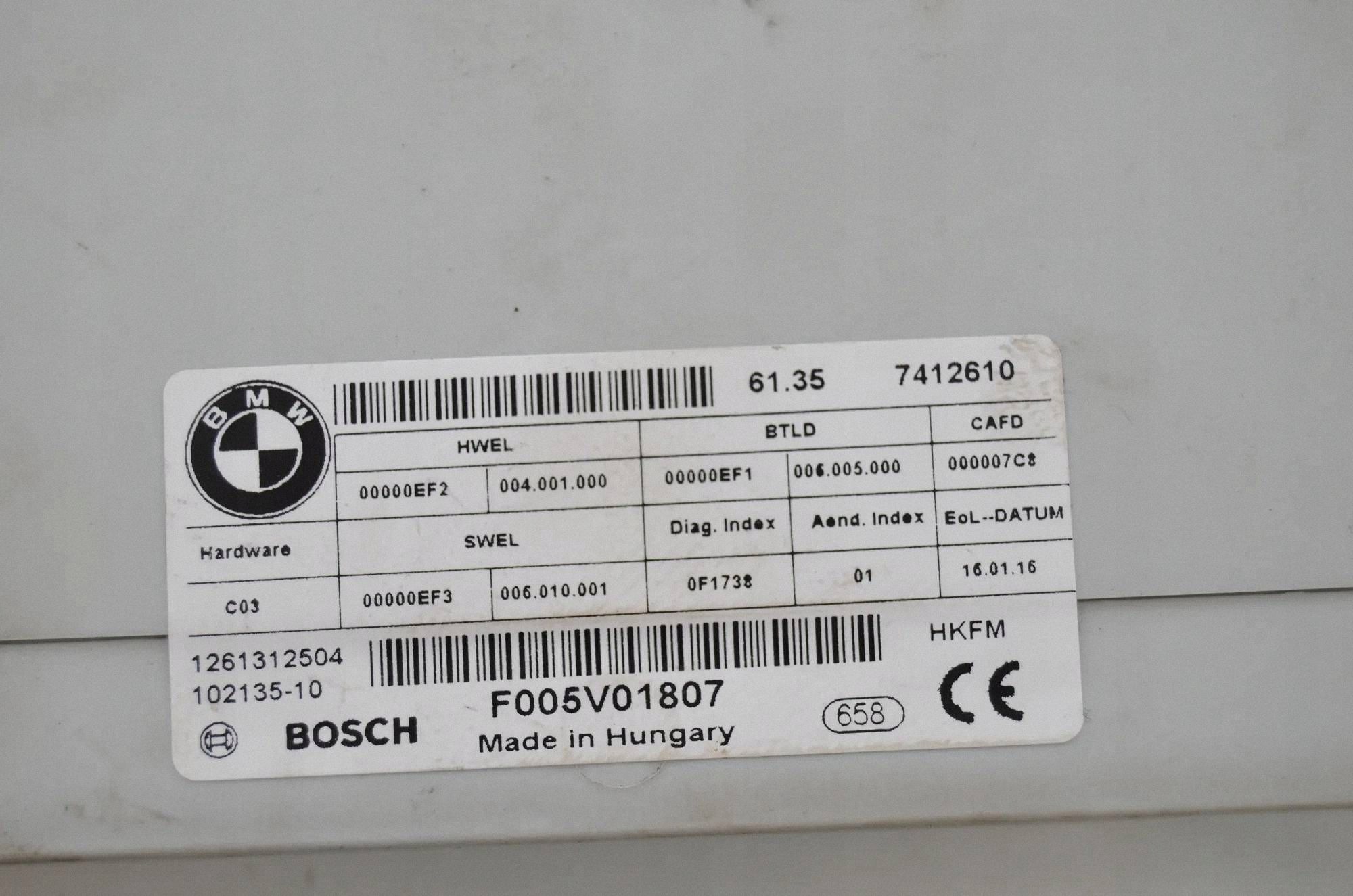 Kit apertura automática maletero BMW 5 Touring OEM 61319275119 image 6