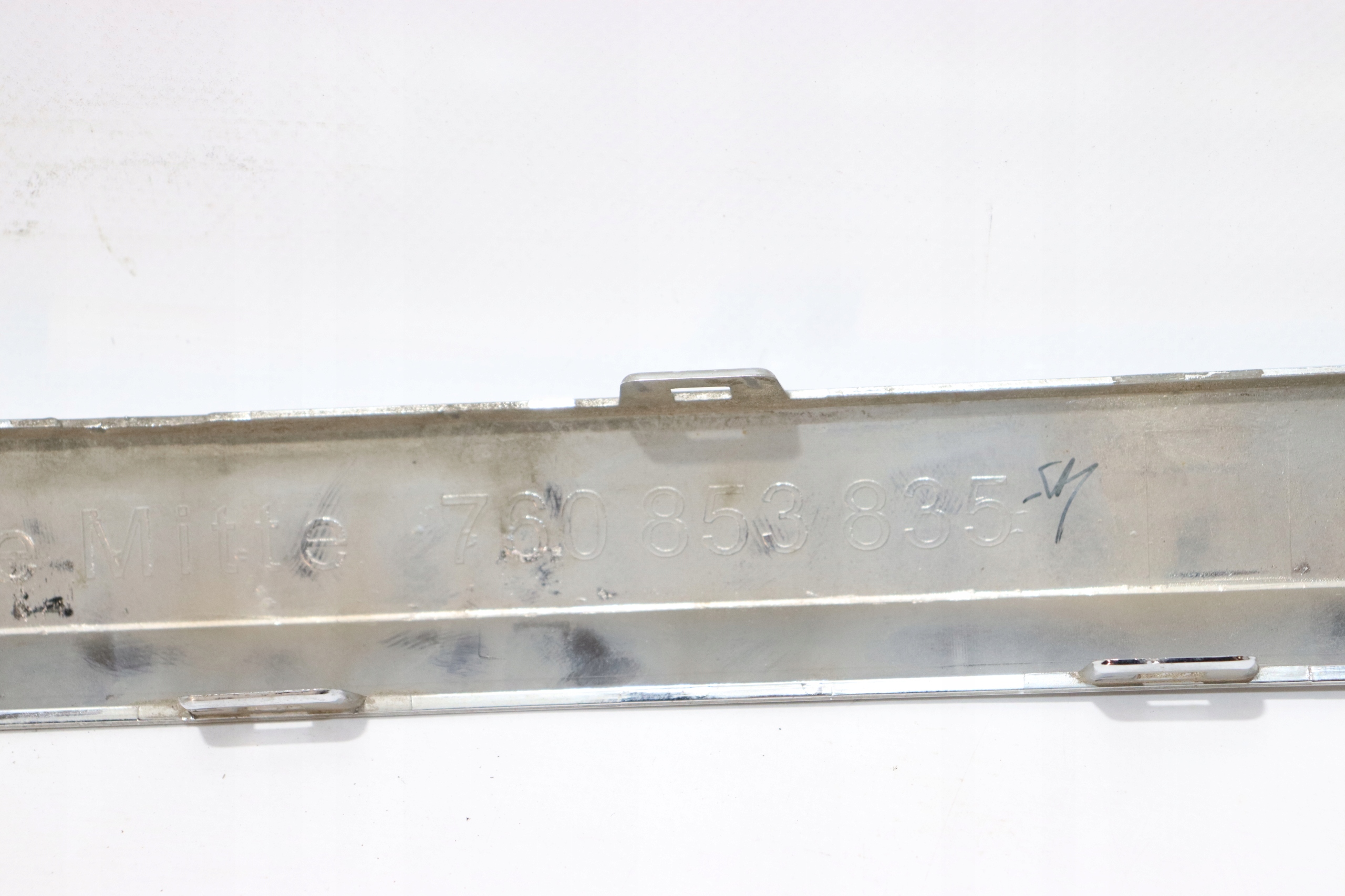 VW Touareg III 3 cromado para-choque traseiro 760853835 J-2127 image 4