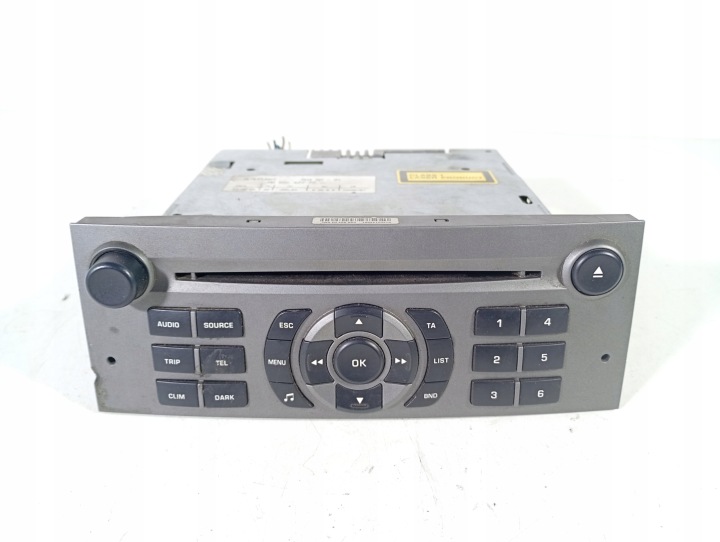 PEUGEOT 407 04-11 RADIO ALKUP. CD ilman OE-koodia 9659142777