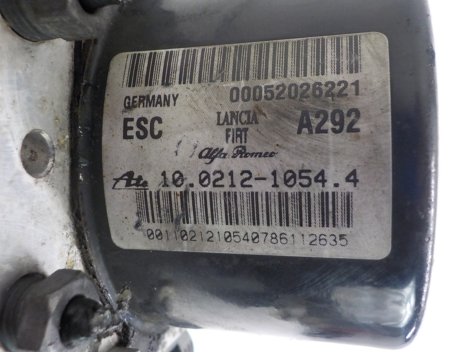 Fiat Doblo II ABS-Pumpe OEM 00052026221 - Gebraucht image 8