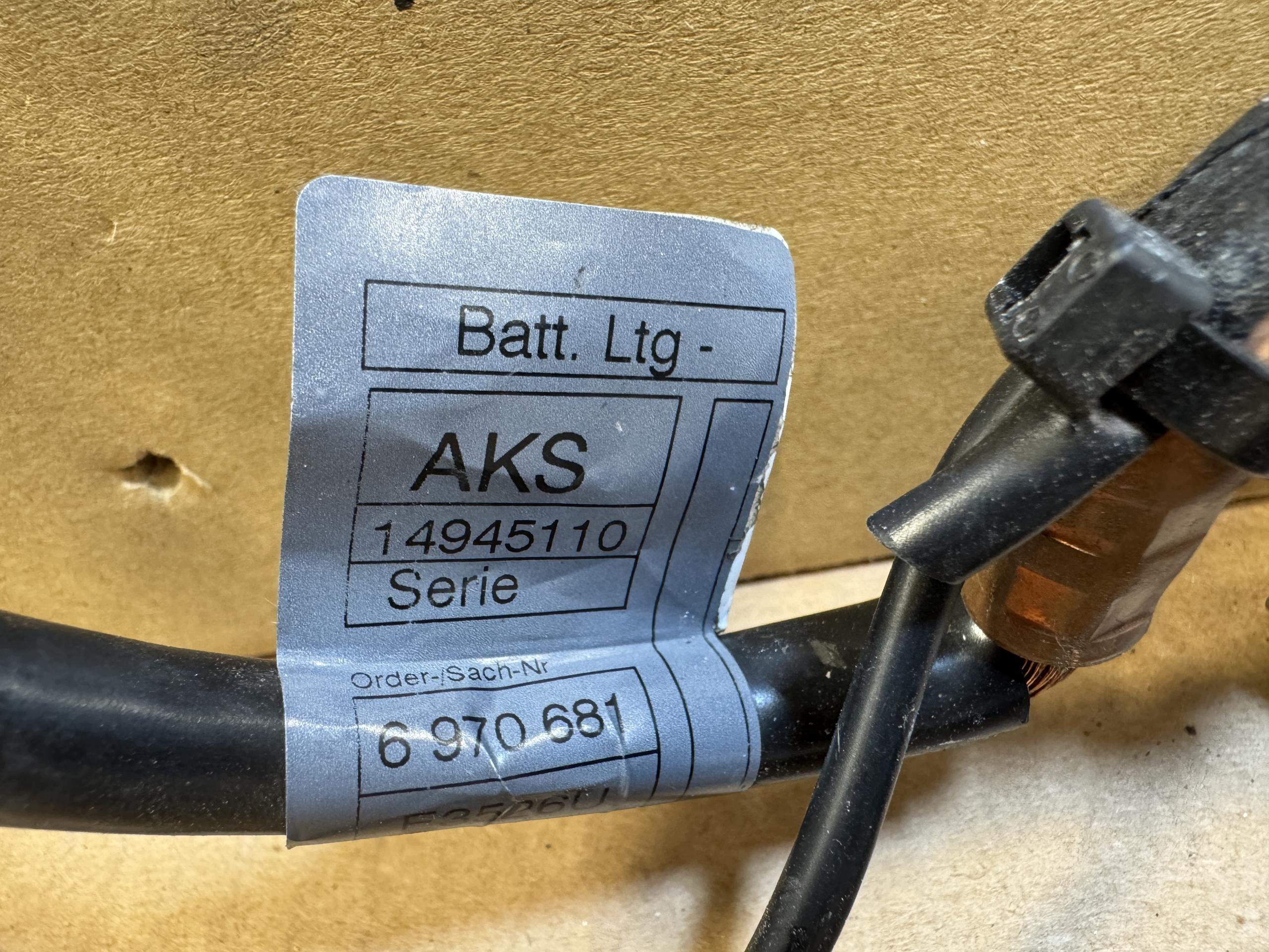 Câble négatif batterie IBS BMW OEM 6970681 6928989 image 3