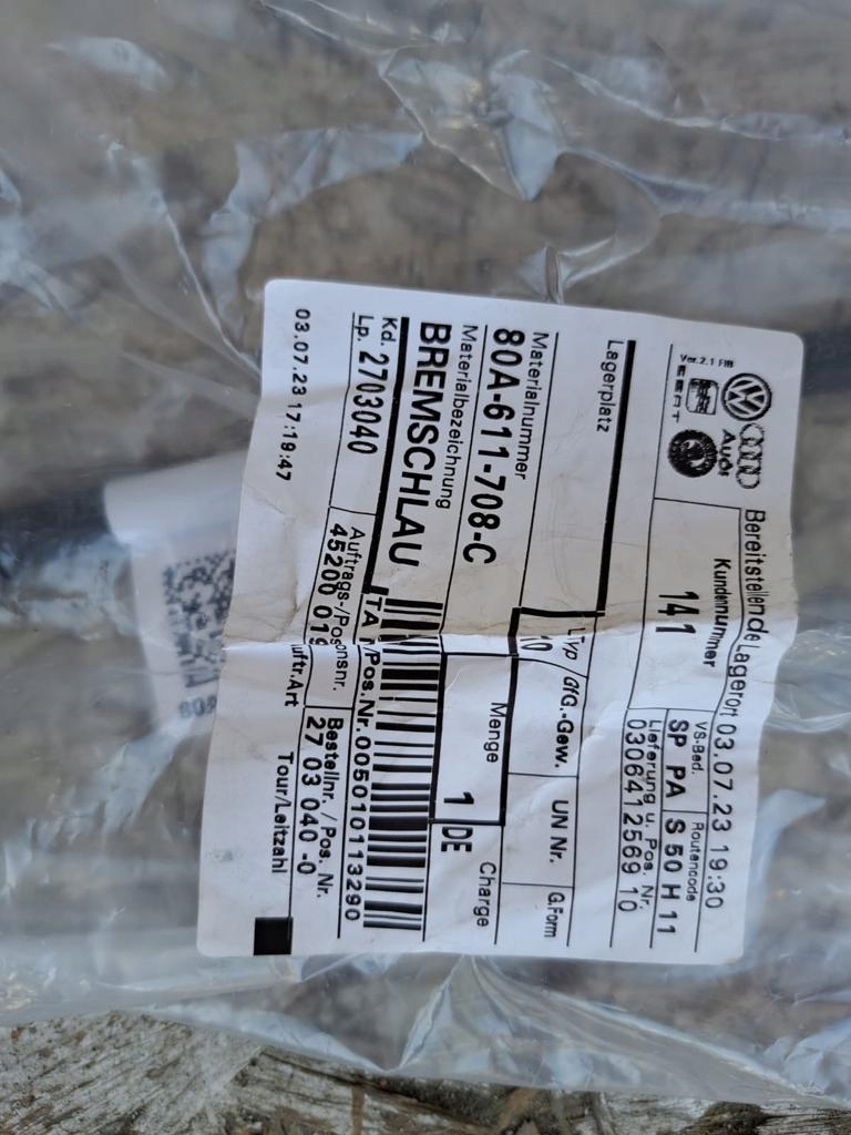Audi Q5 Fram Höger Bromslänkar OEM 80A611708C image 3