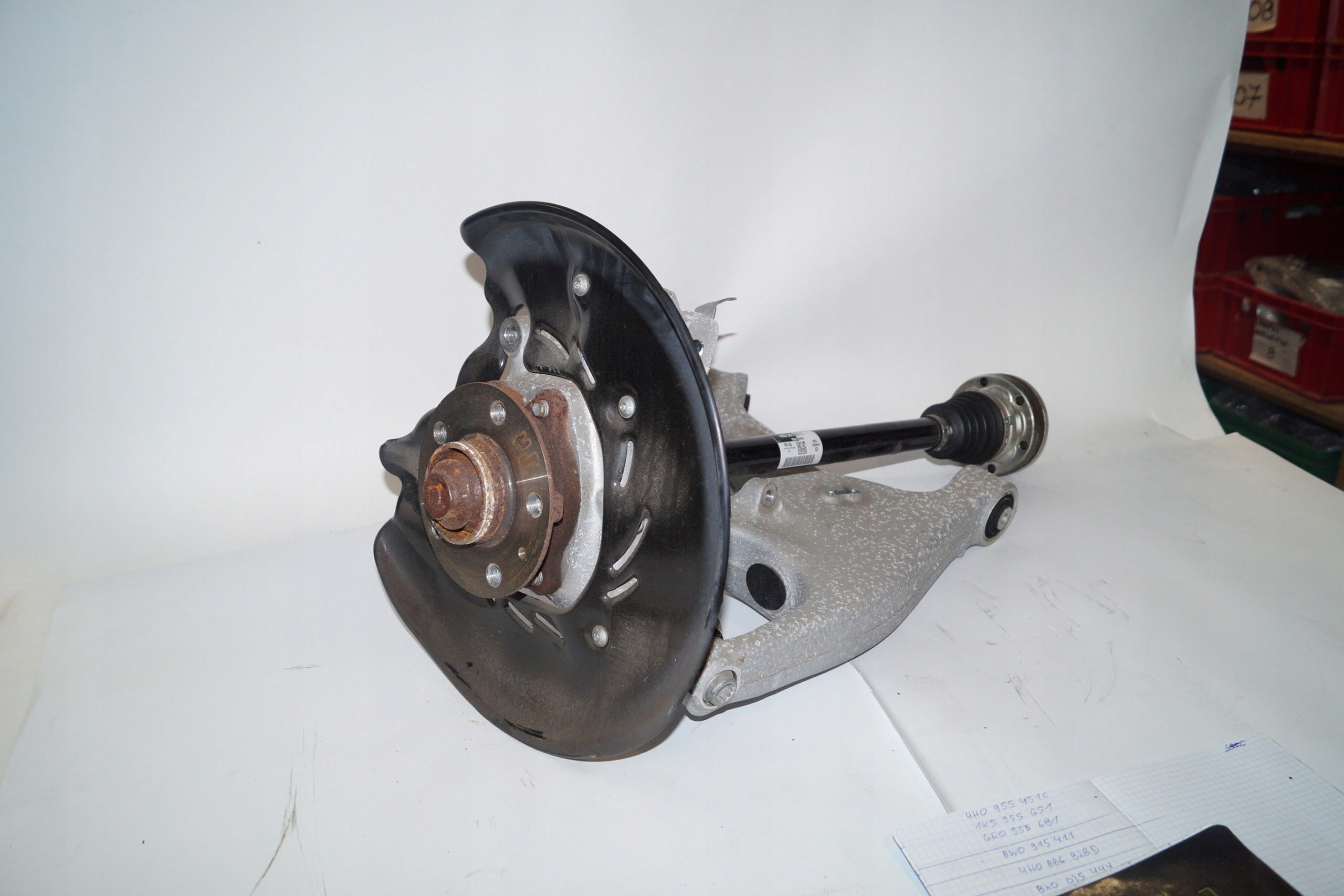 Barra de dirección trasera izquierda OEM 4H0505431D Audi A8 image 5