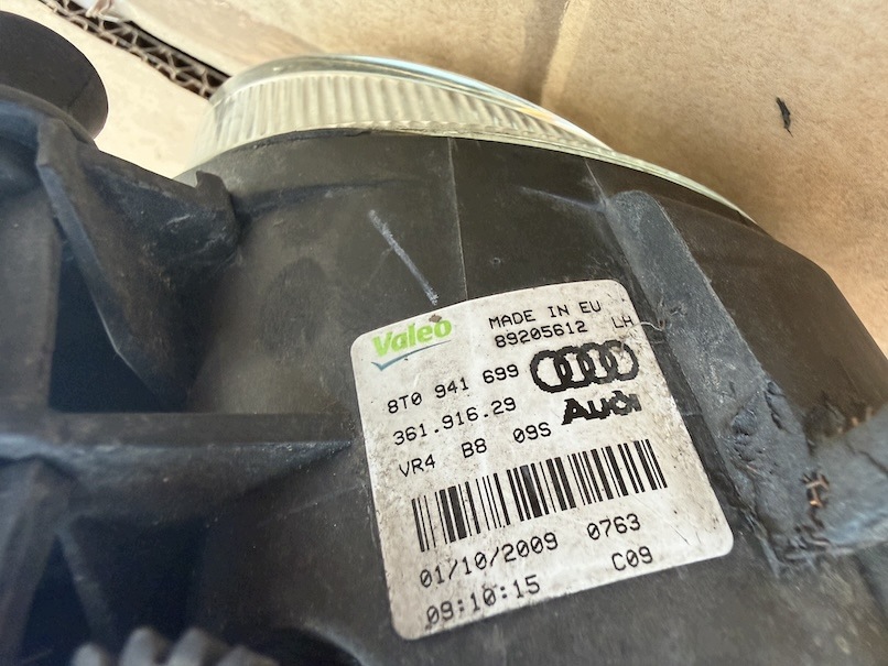 OEM 8T0941699 Halogen Dimljus Vänster Fram Audi image 3
