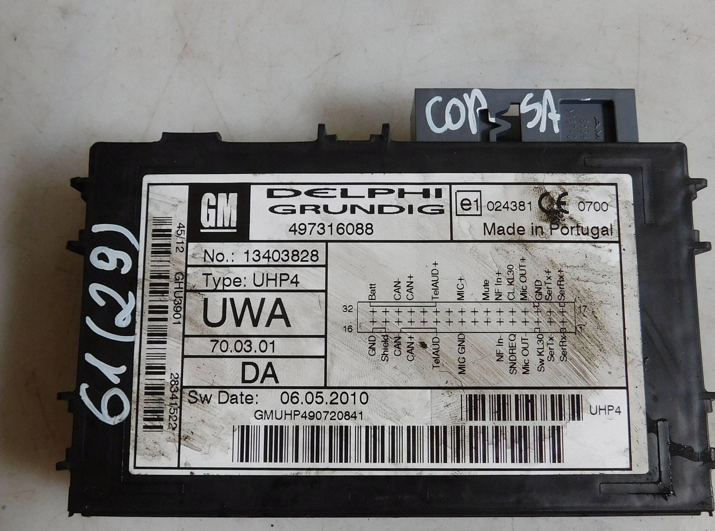 Radio CD Opel Astra H OEM 13289935 497316088 image 2
