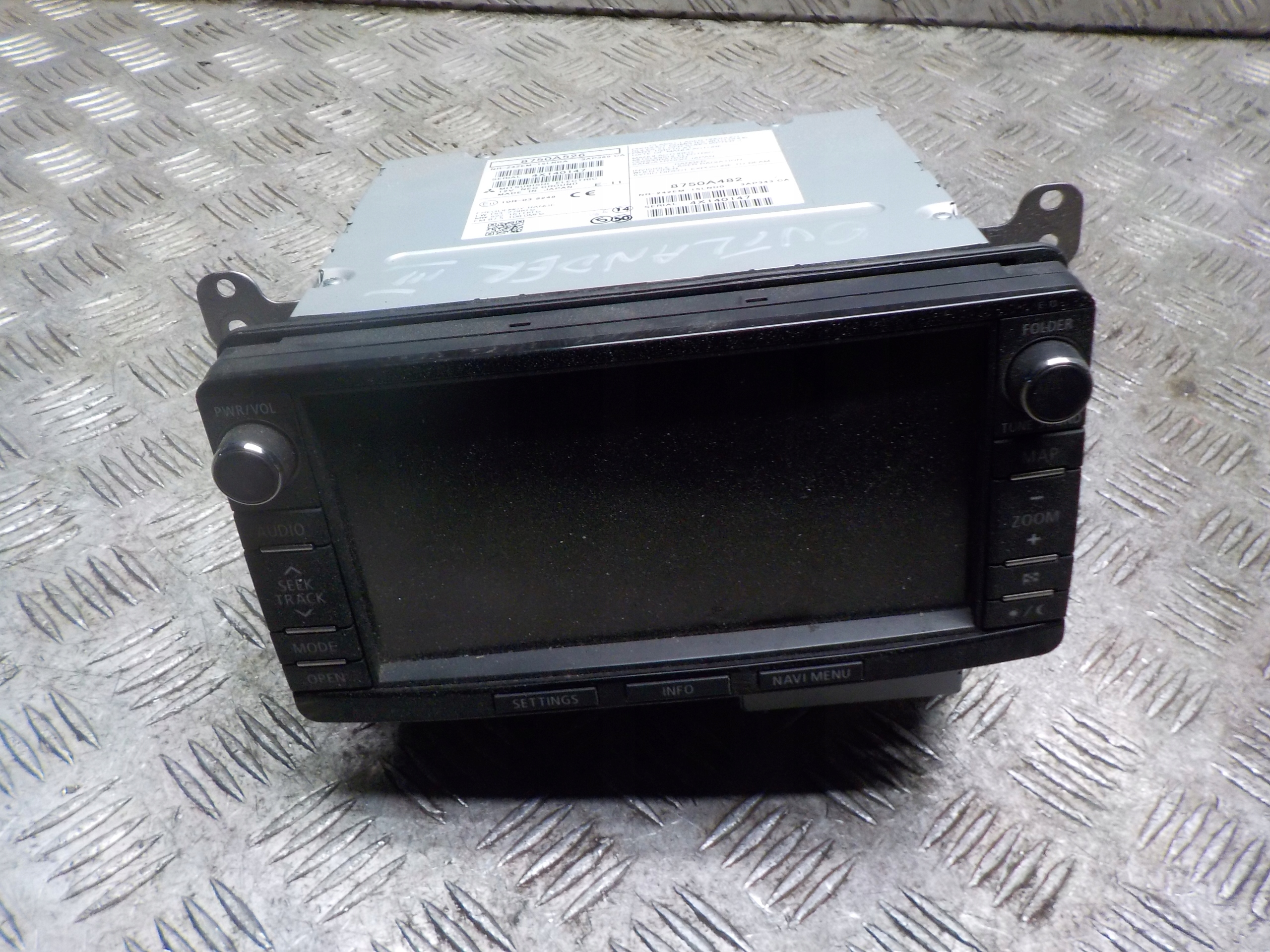 Radio Navigation Mitsubishi Outlander III 8750A526 image 2