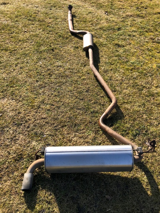 BMW F20 F21 N13 Exhaust Muffler Complete 7616704 7616703