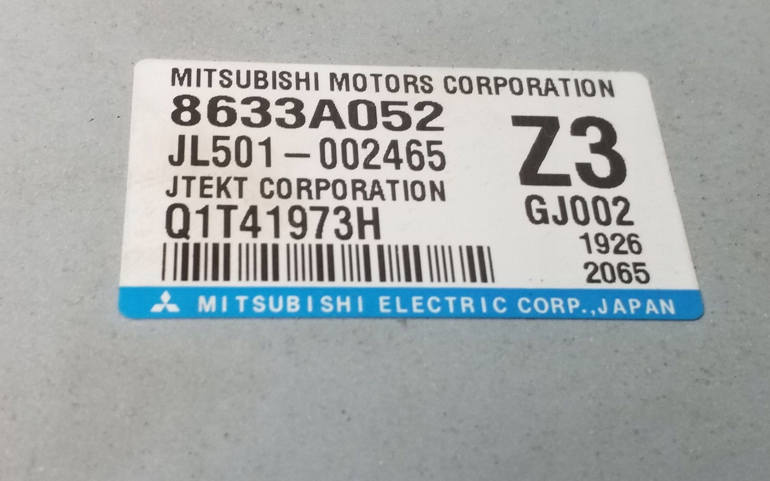 Module direction assistée Peugeot 4008 2013 OEM 8633A052 image 8