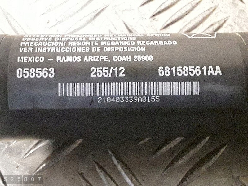 Mola de gás porta-malas esquerda OEM 68158561AA - Jeep OE image 3