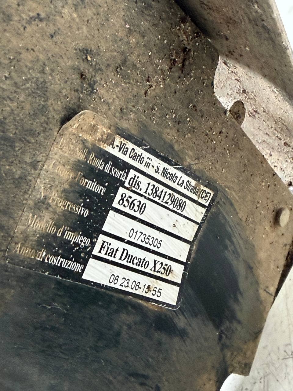 Fiat Ducato Vara-akselin Vintturi OEM 1384129080