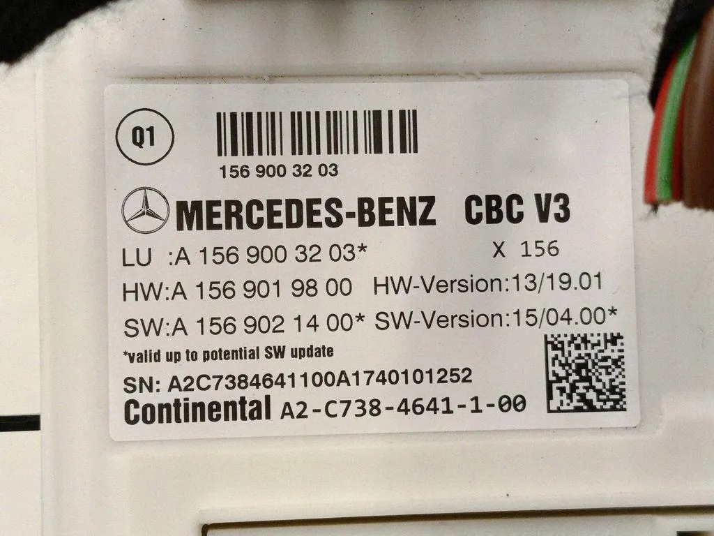 Módulo Confort Mercedes-Benz A1569021400 para GLE W166 image 5