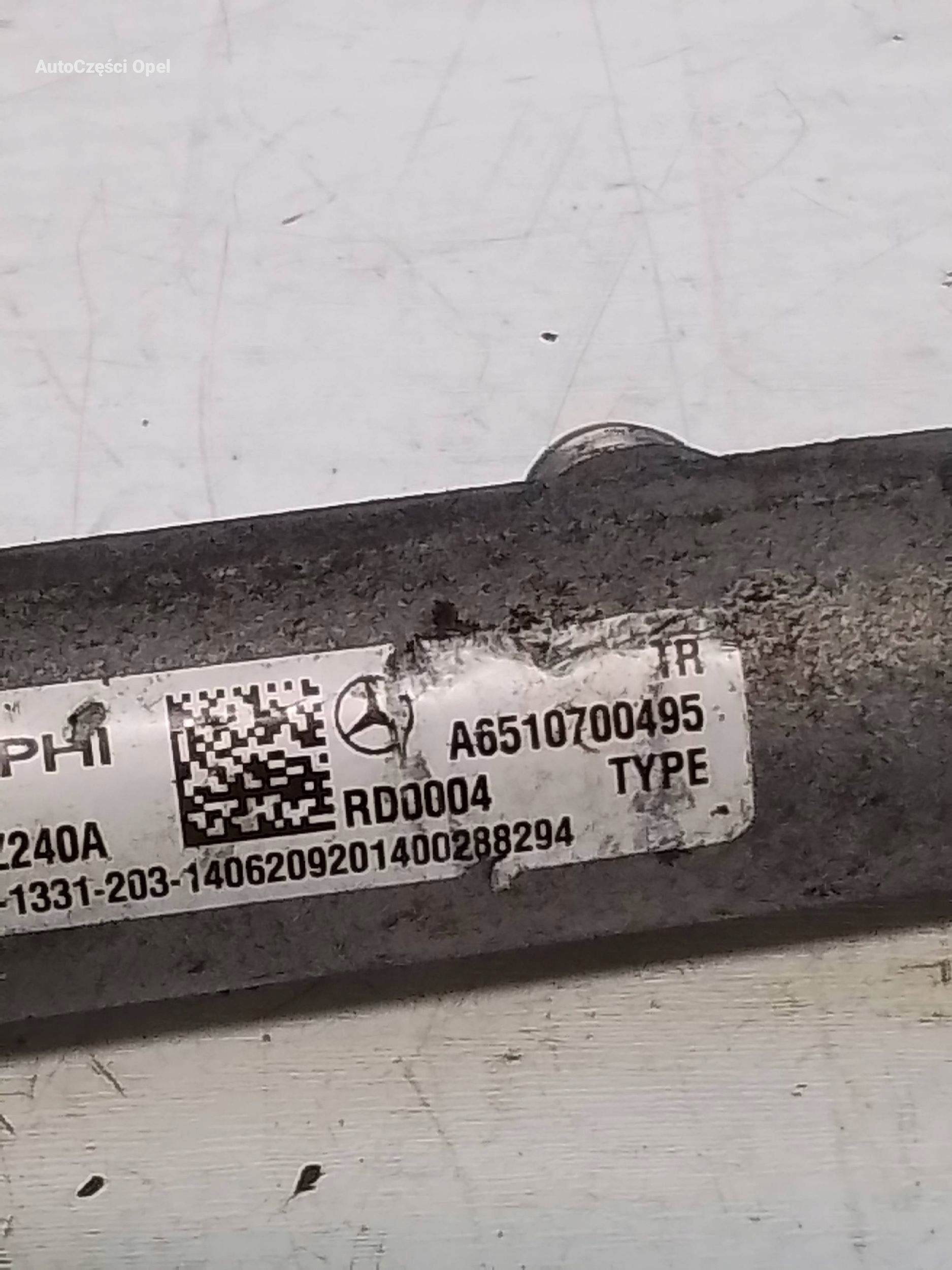 Rampe d'injection Mercedes Classe E W212 OEM A6510700495 image 3