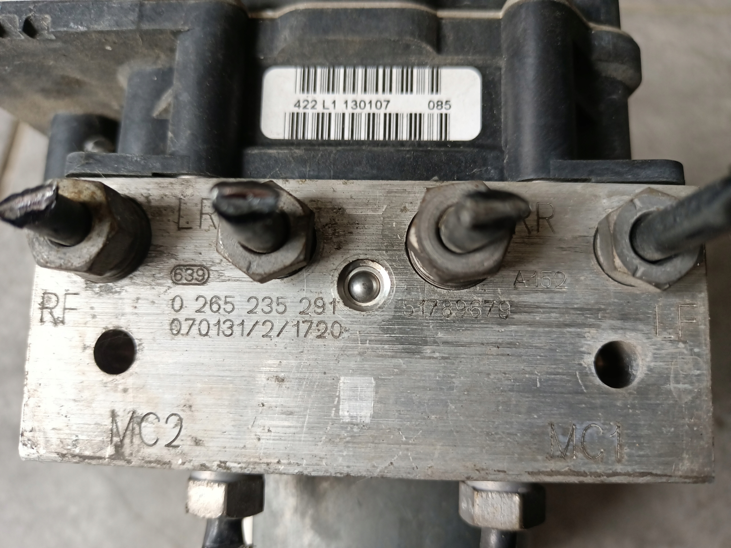ABS-pump OEM 0265950670 för Fiat Bravo II 1.9L