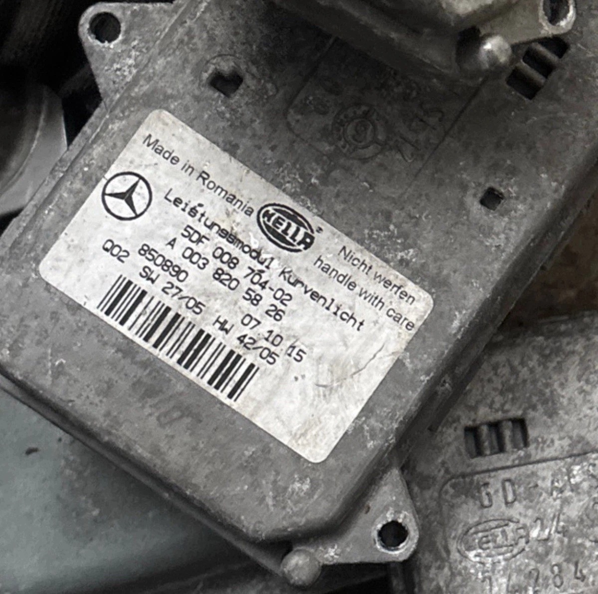 Mercedes Xenon Ballasti OEM A0038205826 Käytetty
