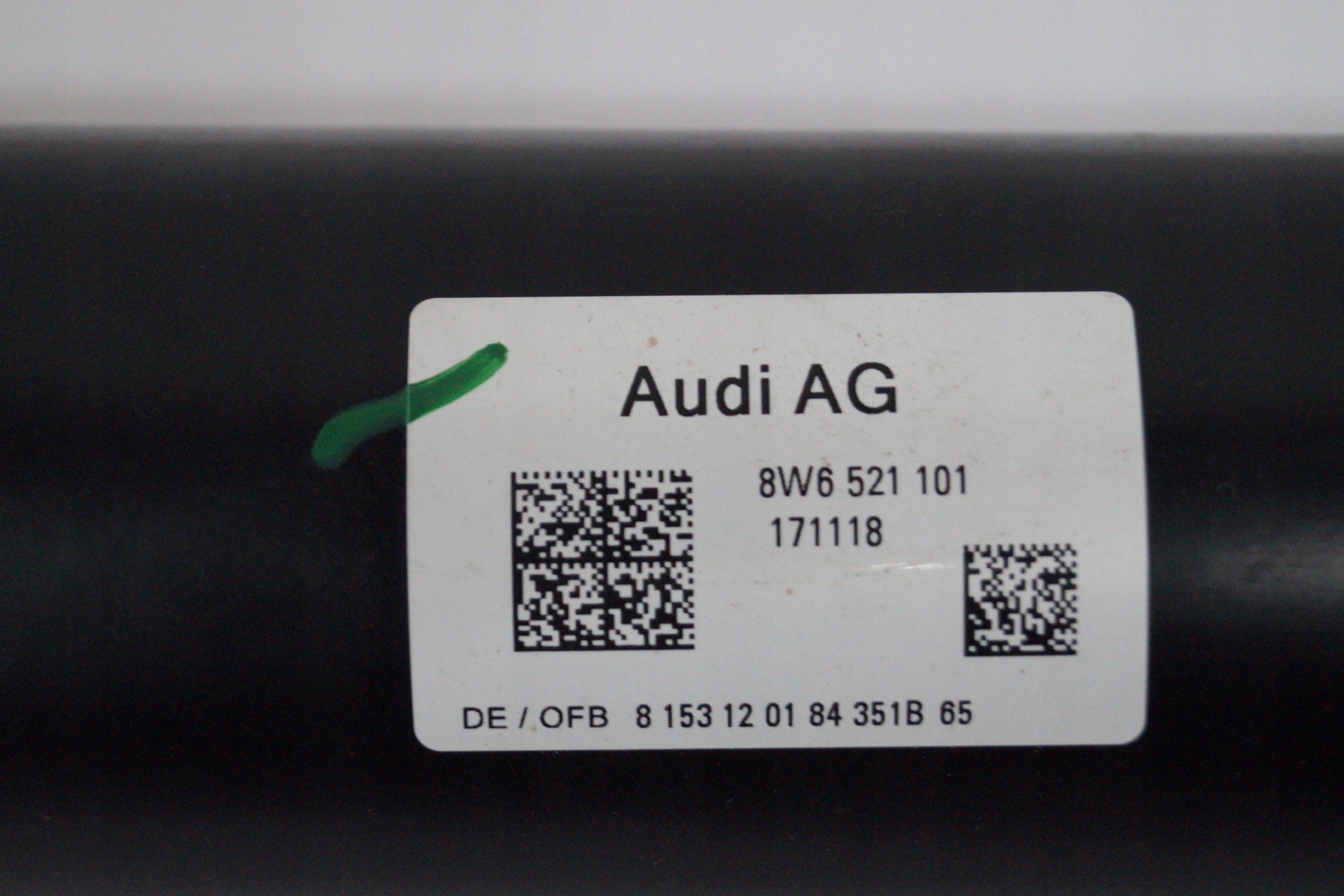 Árbol de transmisión OEM 8W6521101 para Audi A5 8W6 2.0 TFSI image 10