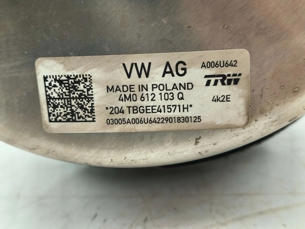 Servofreno usado OEM 4M0612103Q para Audi Q7 image 8