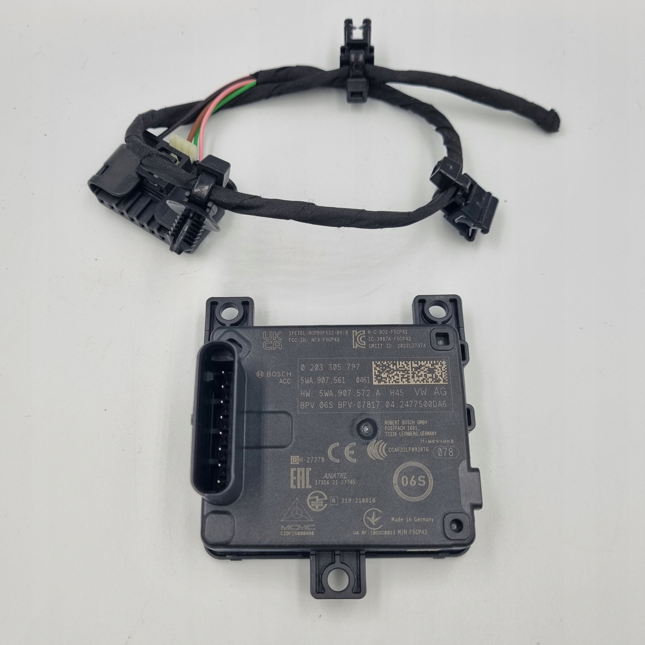 Sensor Radar VW Golf VIII OEM 5WA907561 5WA907572A image 2