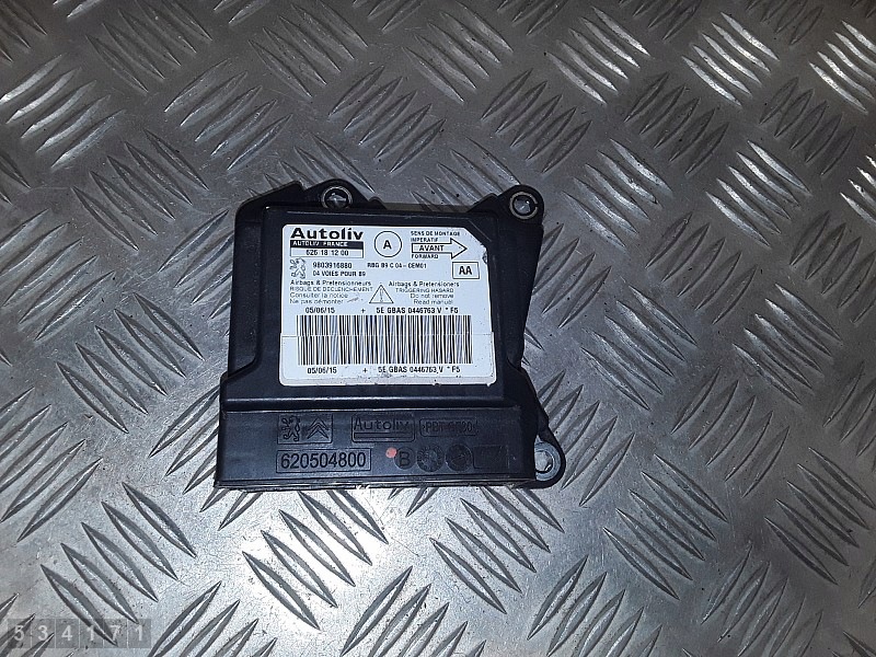 Módulo sensor airbag OEM 9803916880 para Peugeot image 2
