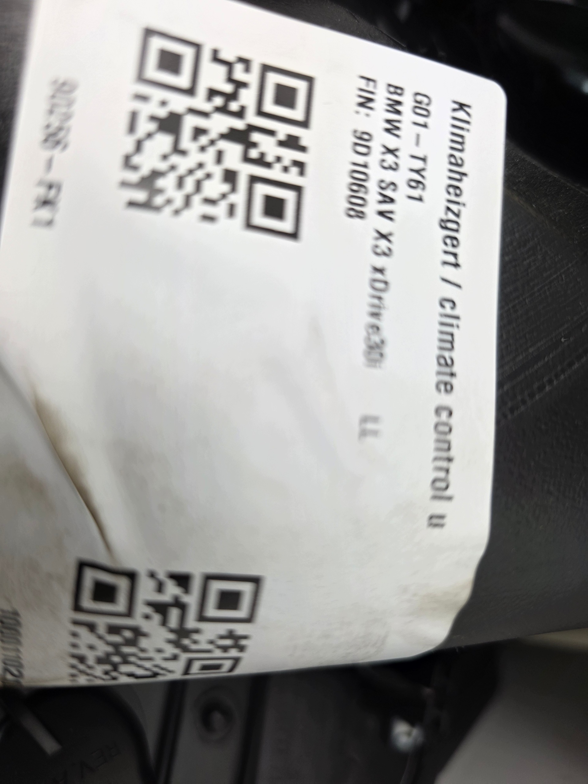Aquecedor OEM 7942068 para BMW G01 G02 image 9