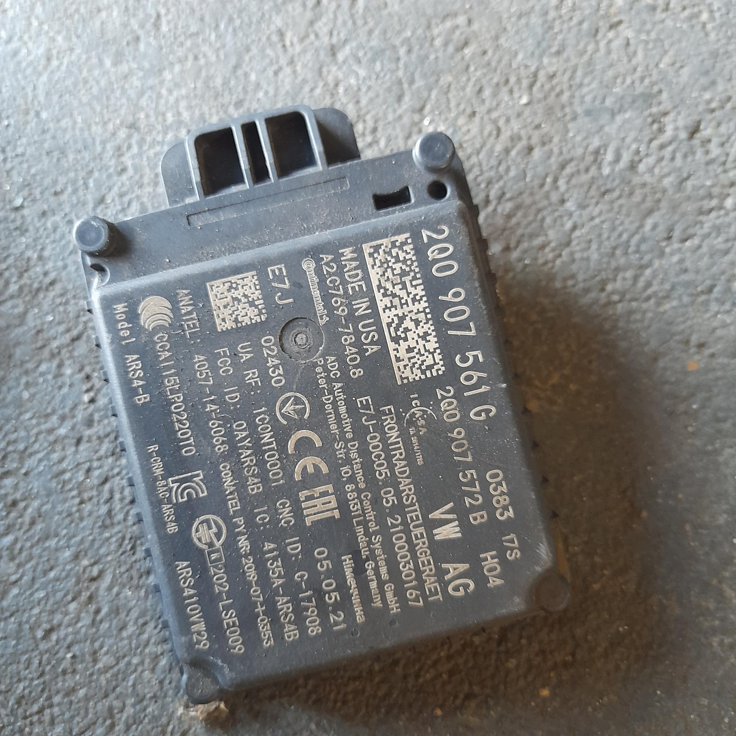 Sensor radar OEM 2Q0907561G para VW/Audi/Skoda image 4