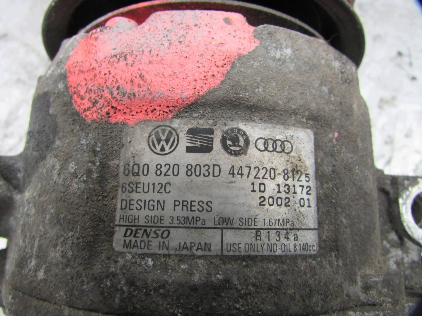Compressor AC OEM 6Q0820803D para VW Polo 9N image 7