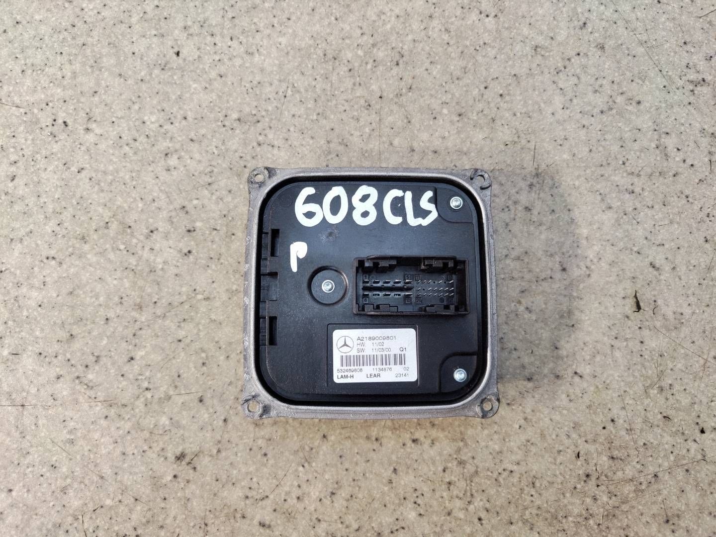 Mercedes-Benz Xenon-valonohjausmoduuli OEM A2189009801