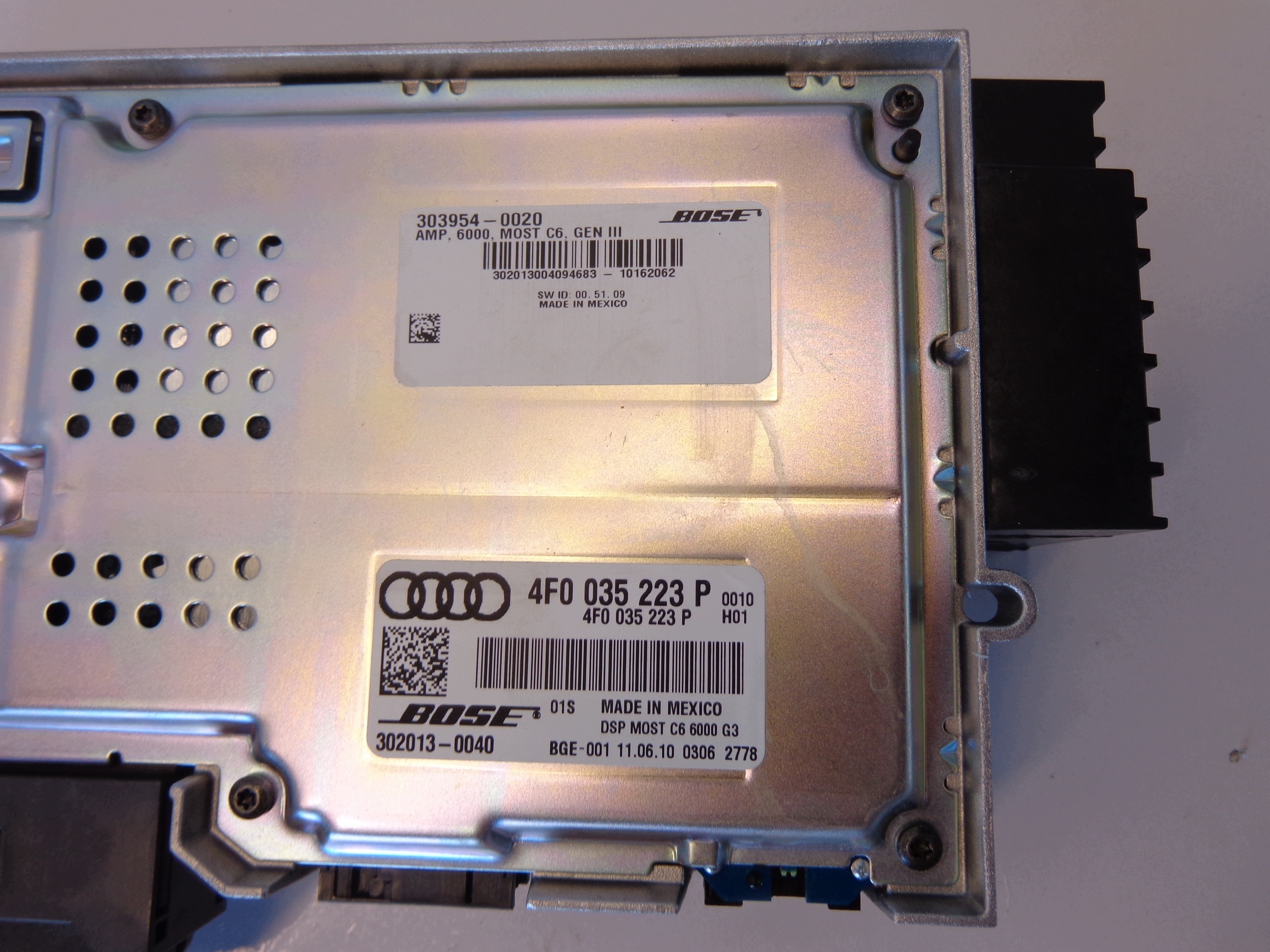 Bose Audio-förstärkare OEM 4F0035223P för Audi A6 C6 image 5