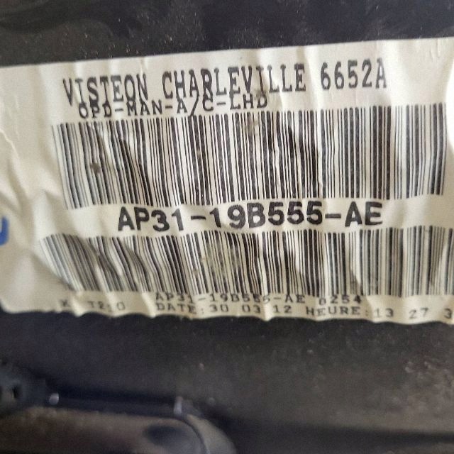 Lämmitys Ford Fiesta MK7 1.4TDCI OEM AP31-19B555-AE image 7