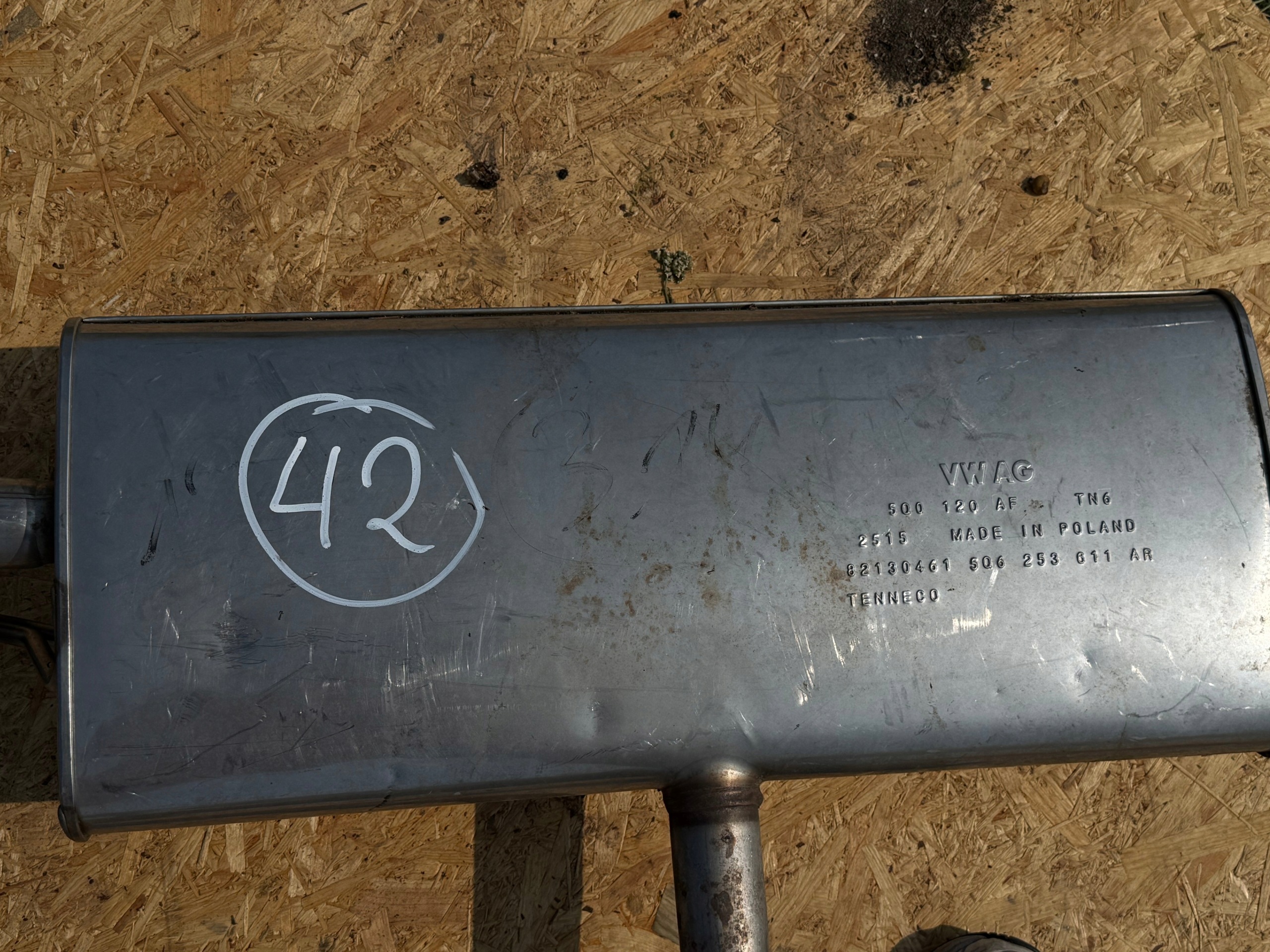 SEAT OE 5Q6253611AR Complete Muffler for Leon IV 2021
