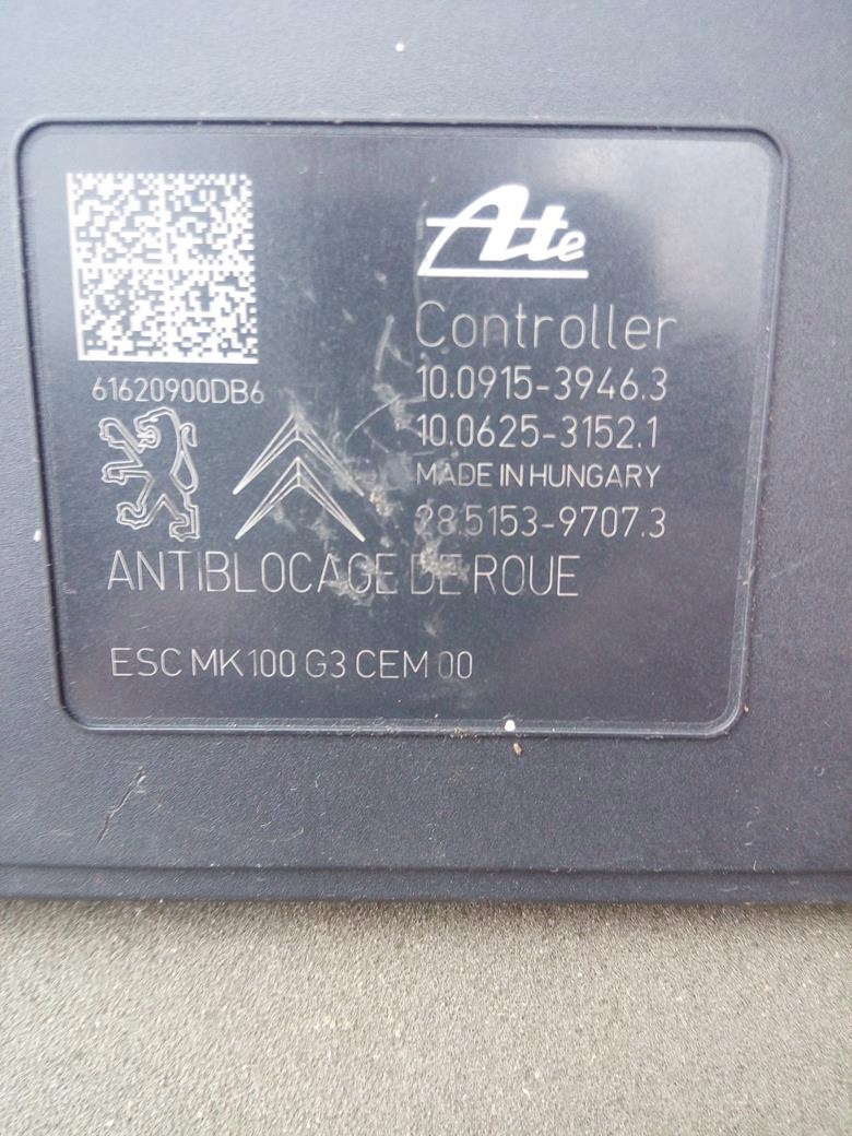 Peugeot OE 9814482680 ABS/ESC-pumpun liitin