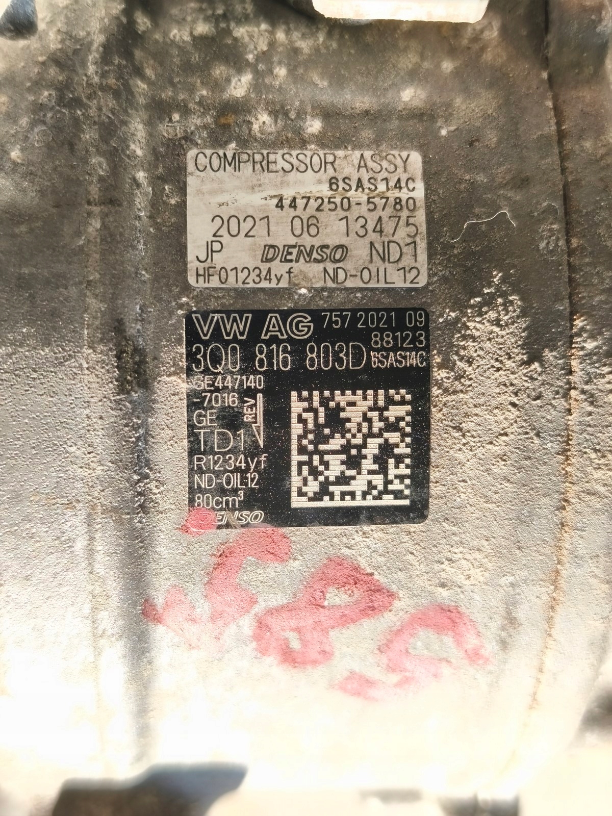 OEM 3Q0816803D Klimakompressor für VW Tiguan II 2 Lift image 8