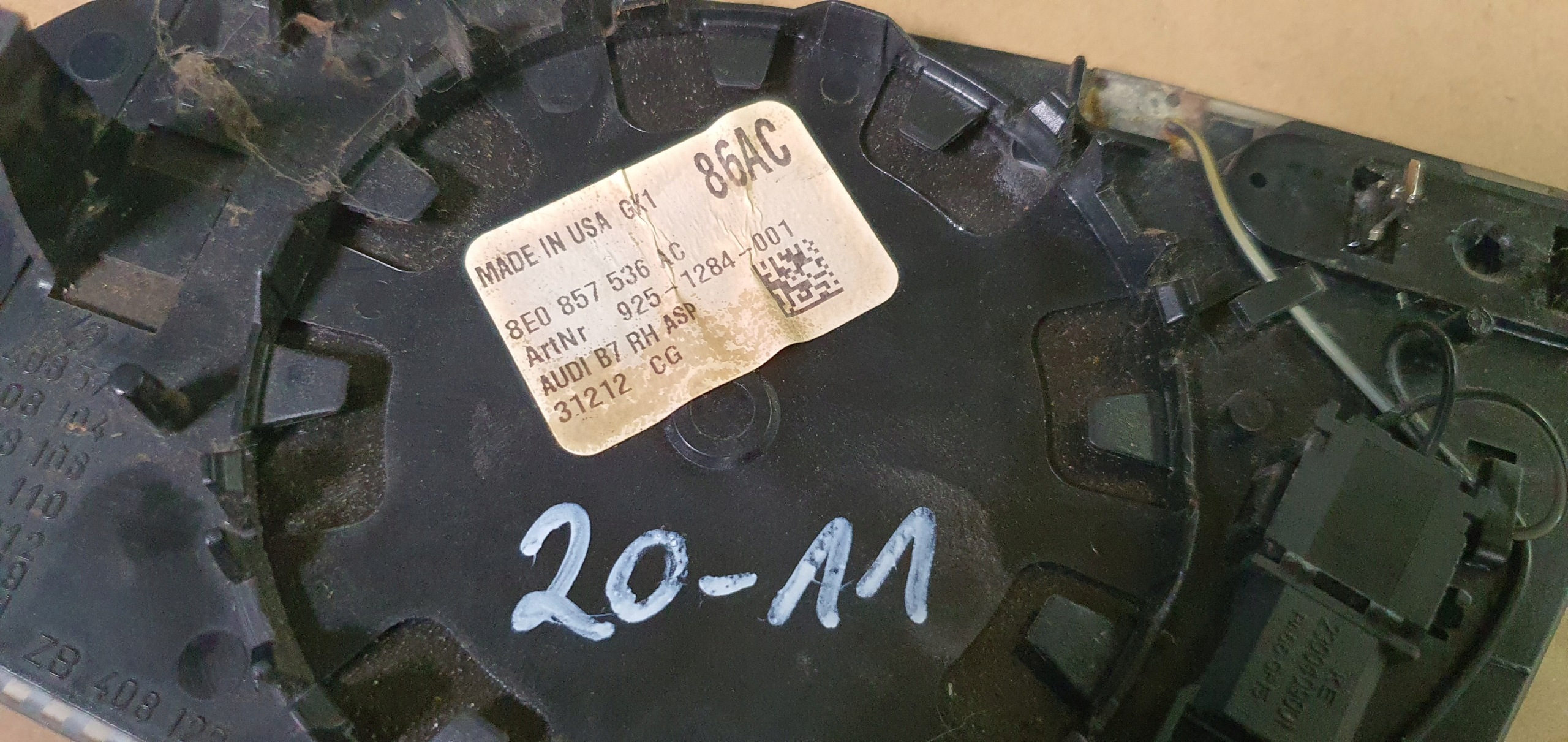 Vidro espelho direito OEM 8E0857536AC Audi A6 C6 image 3