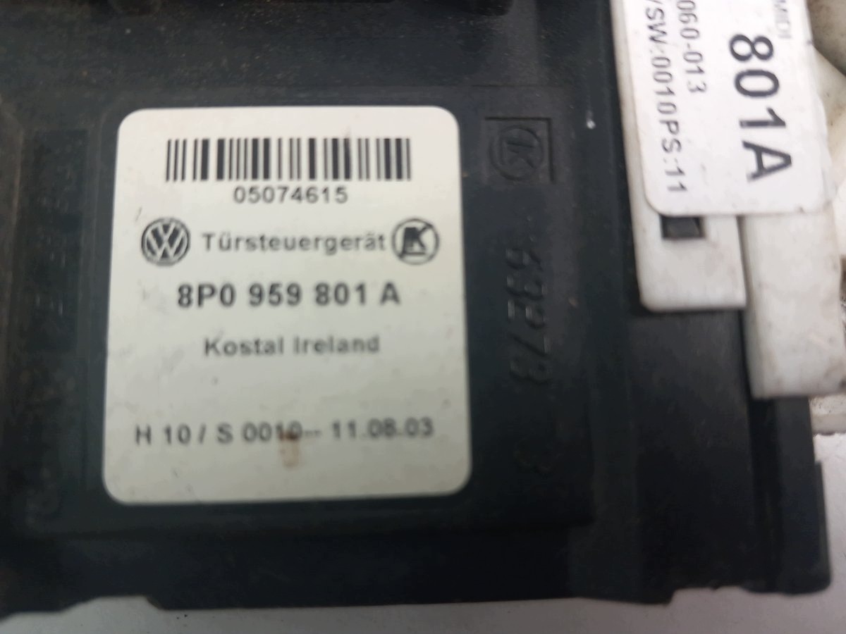 Regulador de ventana izquierda delantera Audi A3 8P OEM 8P0959801A image 4