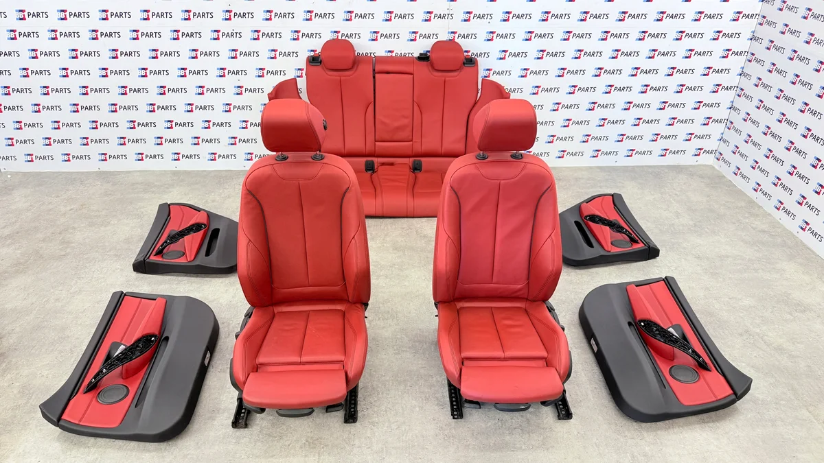 BMW F36 Sitze Leder M-Paket Rot Sitzheizung