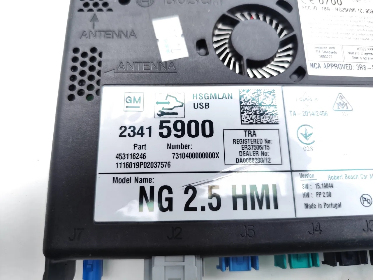 Opel Astra K Navigationsmodul OEM 23415900 image 7