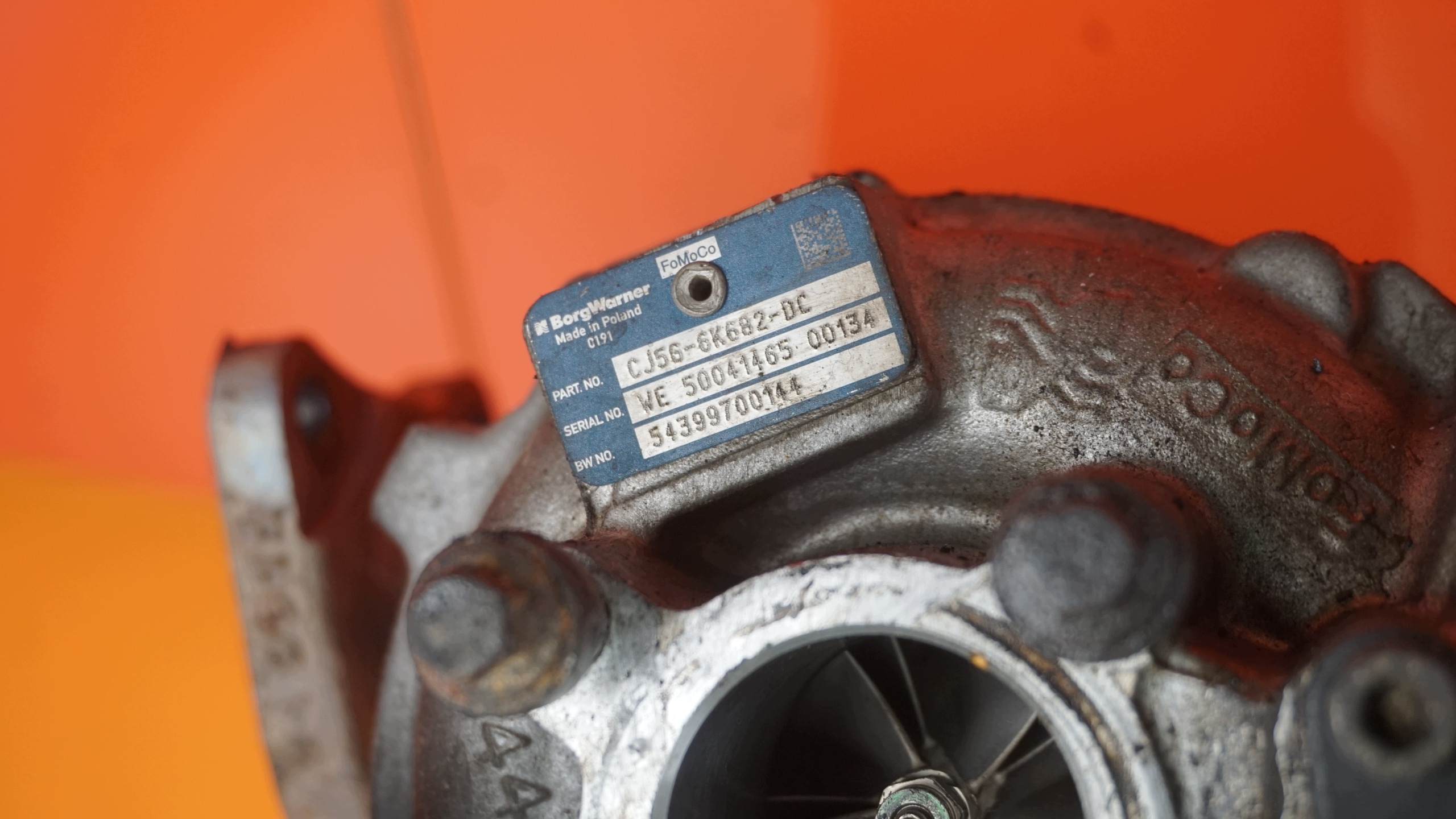 Turbo Ford Mondeo MK4 OEM CJ5G-6K682-DC Usado image 6